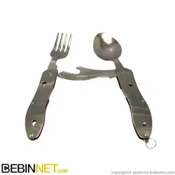 ست قاشق چنگال و چاقو مسافرتی