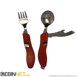 ست قاشق چنگال و چاقو مسافرتی