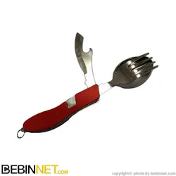 ست قاشق چنگال و چاقو مسافرتی