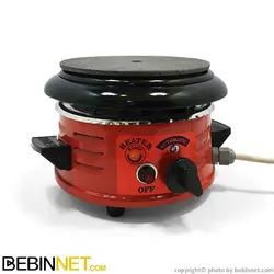 اجاق برقی صفحه چدنی حامد مدل گرد - ویدئو بررسی - ببین نت