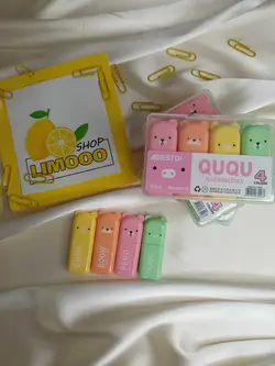 هایلایتر پاستلی تدی 4 عددی