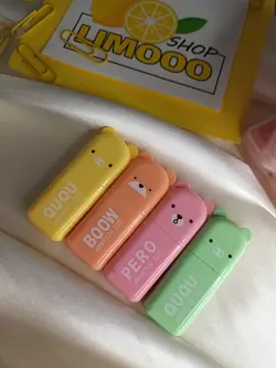 هایلایتر پاستلی تدی 4 عددی