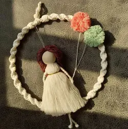 دیوارکوب مکرومه باوان