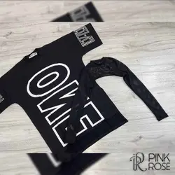 تیشرت لانگ طرح وان