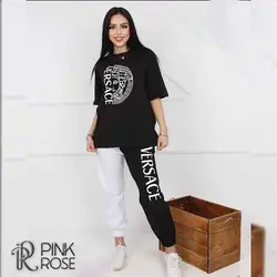 ست تیشرت شلوار versace  کد 25109
