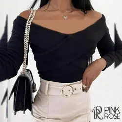 بلوز جلو ضربدری  کد 9055