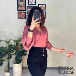 شومیز چپ راستی پشت بندی
