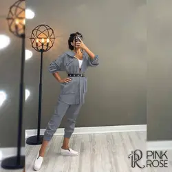 ست مانتو شلوار لش