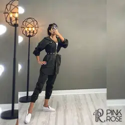 ست مانتو شلوار لش