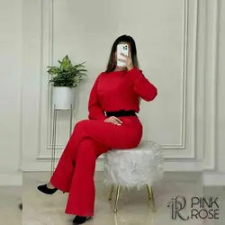 سرهمی شلواری همراه با کمربند