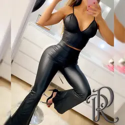 ست نیم تنه و شلوار لاتکس