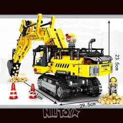 اسباب بازی لگو بیل مکانیکی 841 تکه SY 701800