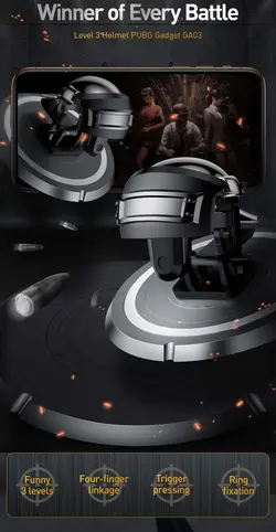 دسته بازی PUBG مدل Level 3 | برای بازی پابجی کالاف دیوتی فری فایر فورتنایت