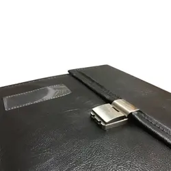 کارتابل کیفی مدیریتی رمز دار طرح چرم