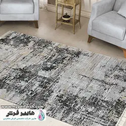 فرش پتینه نقره ای سیزان کد 41042