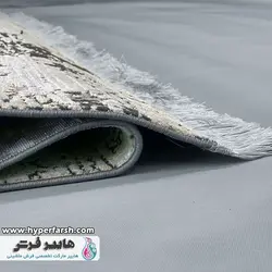 فرش پتینه نقره ای سیزان کد 41042