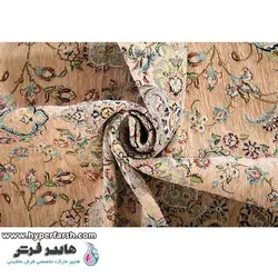 روفرشی شانل نیکزاد طرح خاتون رنگ کرم