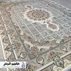 فرش قیطران طرح پارسی کرم