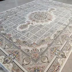 فرش قیطران طرح پارسی کرم