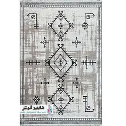 فرش سیزان طرح مراکشی کد 41061 کرم