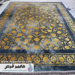 فرش مدرن سیزان کد 70021 ذغالی