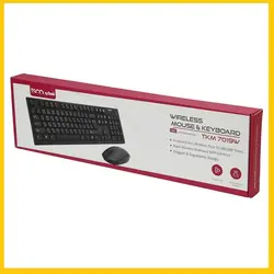 کیبورد و موس بی سیم تسکو مدل TKM 7019w - فروشگاه فراسیستم