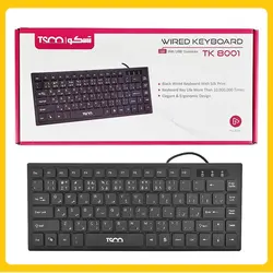 مینی کیبورد سیمی تسکو TSCO TK 8001 - فروشگاه فراسیستم