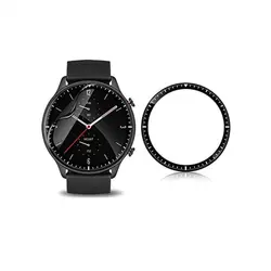 محافظ صفحه نمایش(گلس) دور مشکی ساعت هوشمند Amazfit GTR2 - فروشگاه فراسیستم