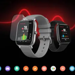 محافظ صفحه نمایش(گلس) دور مشکی ساعت هوشمند Amazfit GTS - فروشگاه فراسیستم