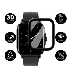 محافظ صفحه نمایش(گلس) دور مشکی ساعت هوشمند Amazfit GTS - فروشگاه فراسیستم