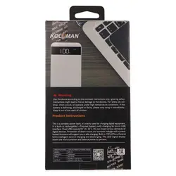 پاوربانک Koluman مدل KP-110 با ظرفیت 10000 میلی آمپر - فروشگاه فراسیستم