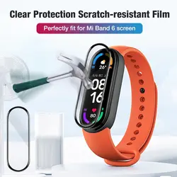 محافظ صفحه نمایش دور مشکی مچ بند هوشمند Xiaomi Mi band6 - فروشگاه فراسیستم