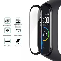 محافظ صفحه نمایش دور مشکی مچ بند هوشمند Xiaomi Mi band6 - فروشگاه فراسیستم