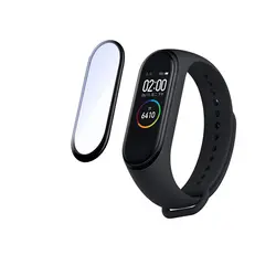محافظ صفحه نمایش دور مشکی مچ بند هوشمند Xiaomi Mi band6 - فروشگاه فراسیستم