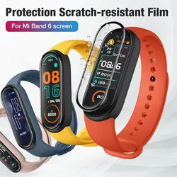 محافظ صفحه نمایش دور مشکی مچ بند هوشمند Xiaomi Mi band6 - فروشگاه فراسیستم