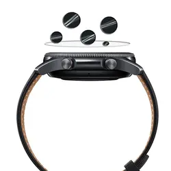 گلس محافظ شیشه ای ساعت هوشمند Samsung Galaxy Watch 3 41mm R850 - فروشگاه فراسیستم