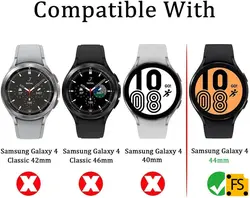 گلس محافظ شیشه ای ساعت هوشمند Samsung Galaxy Watch 4 44mm R870/R875 - فروشگاه فراسیستم