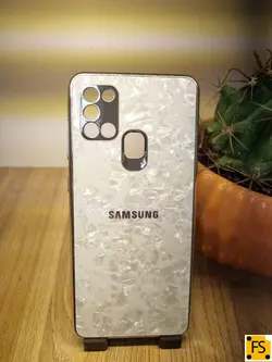 کاور مدل الماسی ICE پشت شیشه ای سامسونگ Galaxy A21s - فروشگاه فراسیستم