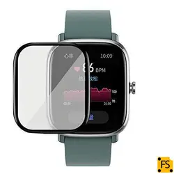 محافظ صفحه نمایش(گلس) نانو سرامیکی دور مشکی ساعت هوشمند  Amazfit GTS 2mini
