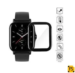 محافظ صفحه نمایش(گلس) نانو سرامیکی دور مشکی ساعت هوشمند  Amazfit GTS 2mini