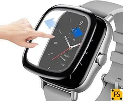 محافظ صفحه نمایش(گلس) نانو سرامیکی دور مشکی ساعت هوشمند  Amazfit GTS 2mini