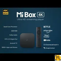 پخش کننده تلویزیون و اندروید باکس شیائومی مدل mi box s 4k ultra hd نسخه گلوبال