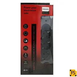 چهارخانه و محافظ برق فیلیپس مدل philips DVSP-4RTC20 - فروشگاه فراسیستم