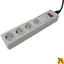 چهارخانه و محافظ برق فیلیپس مدل philips DVSP-4RTC20 - فروشگاه فراسیستم