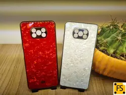 کاور مدل الماسی ICE پشت شیشه ای شیائومی Xiaomi Poco X3 NFC/X3 PRO - فروشگاه فراسیستم