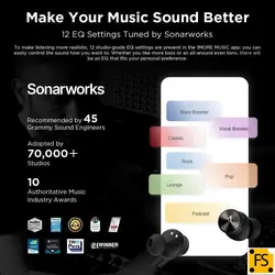 هندزفری بیسیم وانمور نسخه گلوبال مدل 1MORE PistonBuds Pro - فروشگاه فراسیستم