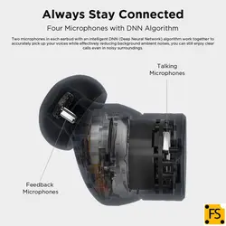 هندزفری بیسیم وانمور نسخه گلوبال مدل 1MORE PistonBuds Pro - فروشگاه فراسیستم