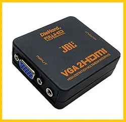 تبدیل VGA به HDMI جی بی ال مدل HV-2 - فروشگاه فراسیستم