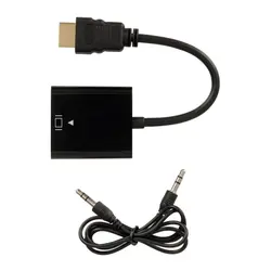 تبدیل HDMI به VGA به همراه خروجی صدای AUX - فروشگاه اینترنتی ایلیا محافظ