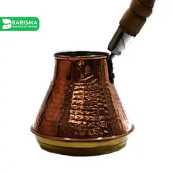 جذوه - قهوه جوش مسی ترک - 3 کاپ - فروشگاه قهوه باریسما